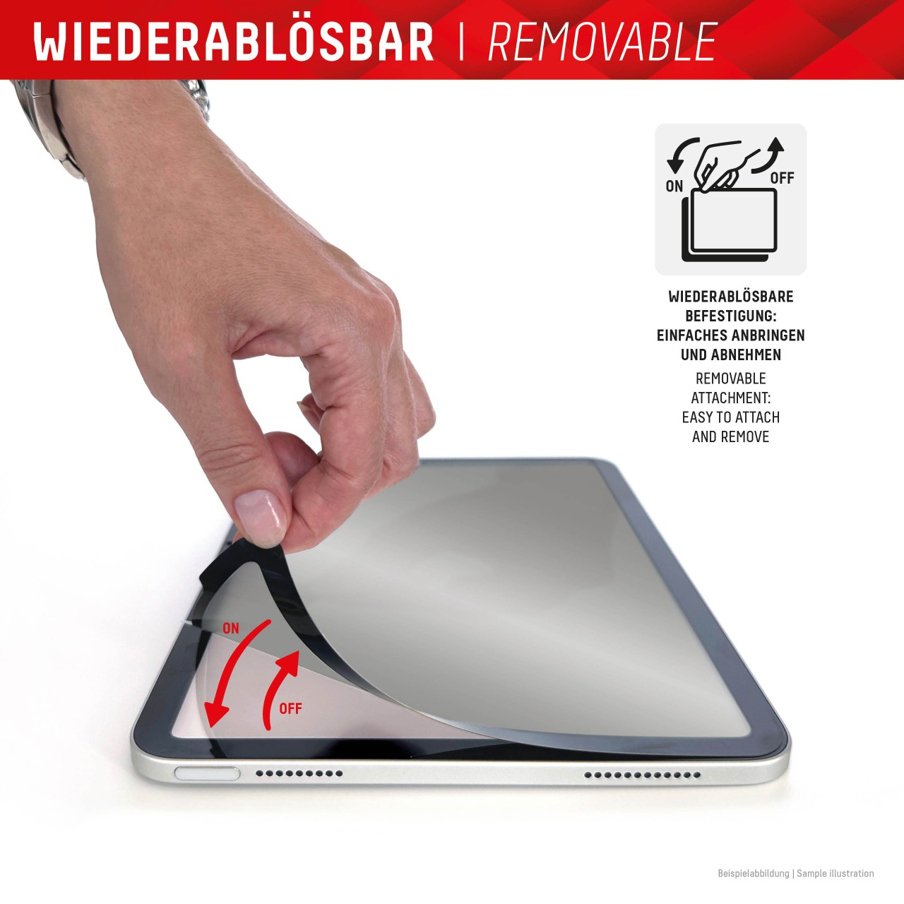 iPad 10,9"(10. Gen) / iPad 11" (2025) / iPad Air 11"(2024/2025) TABLET PRIVACY SAFE Blickschutzfilte