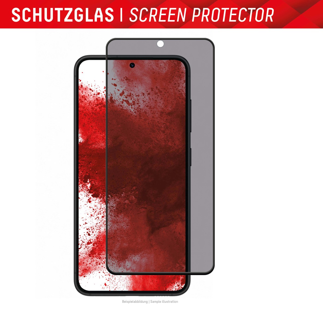 Samsung Galaxy S22+/S23+ Privacy Schutzglas