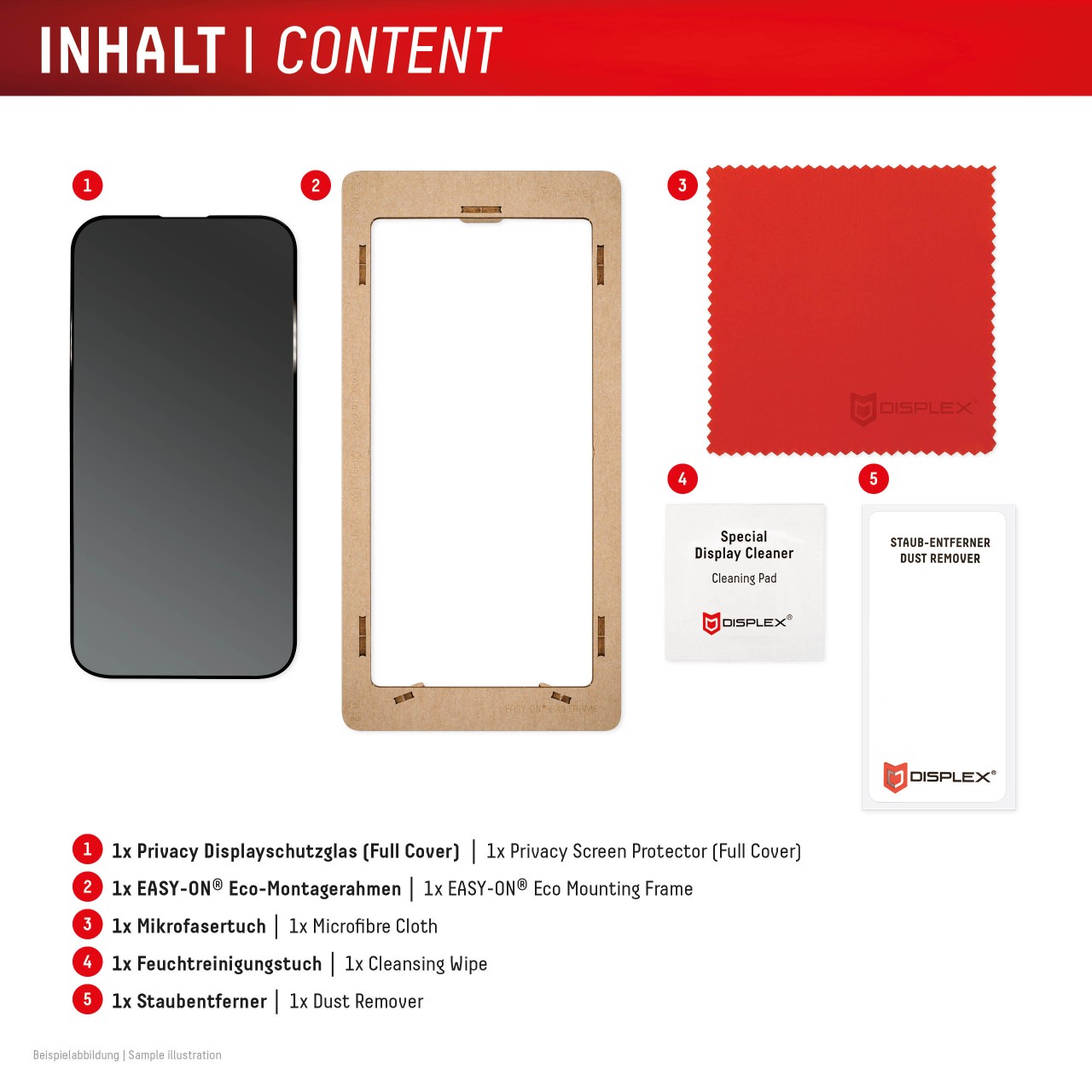 iPhone 16 Plus Privacy Panzerglas