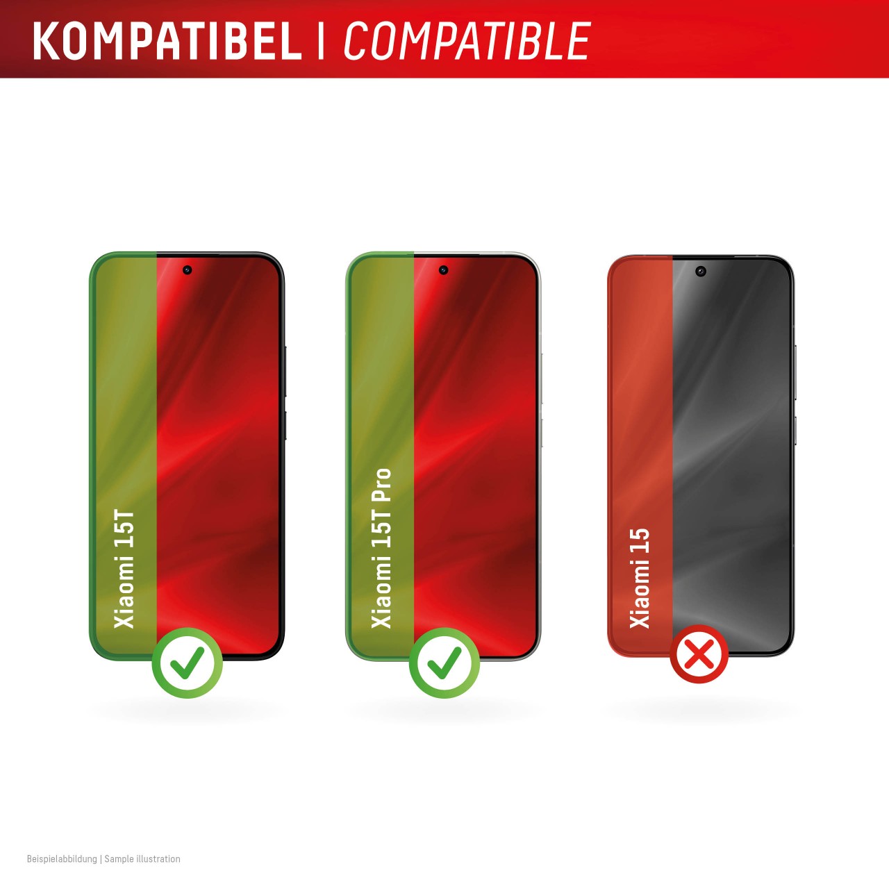 Xiaomi 15T/15T Pro Displayschutzfolie (9H)