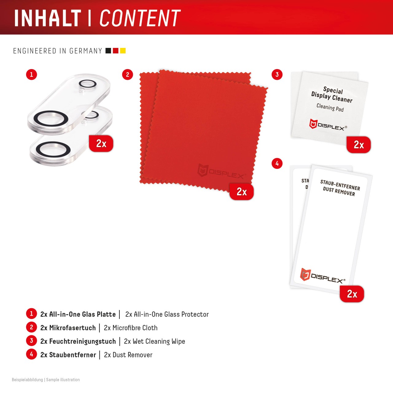 iPhone Air All-in-one camera screen protector, 2 pieces