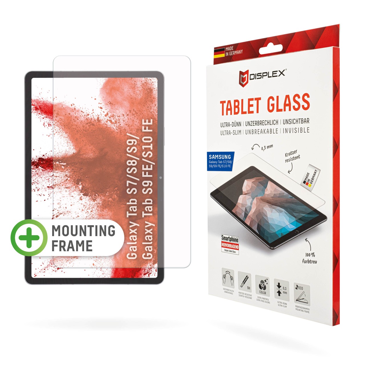 Samsung Tab S7, S8, S9, S9 FE, S10FE Tablet Glass