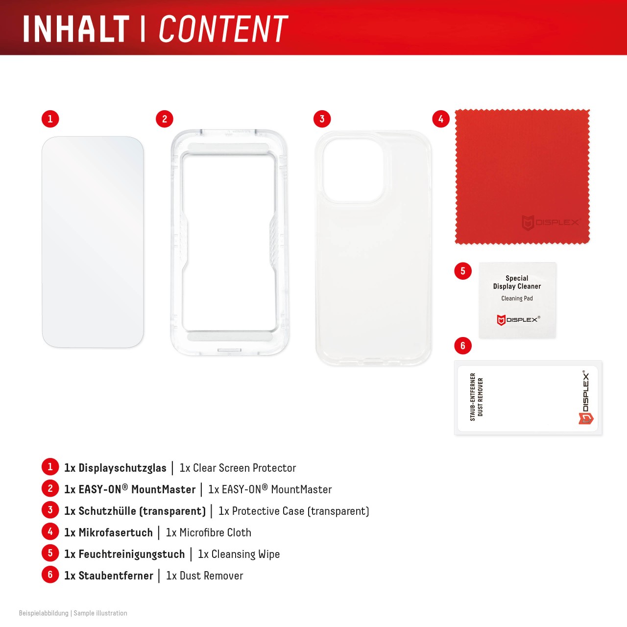 Samsung S25 FE Panzerglas + Schutzhülle mit Mount Master