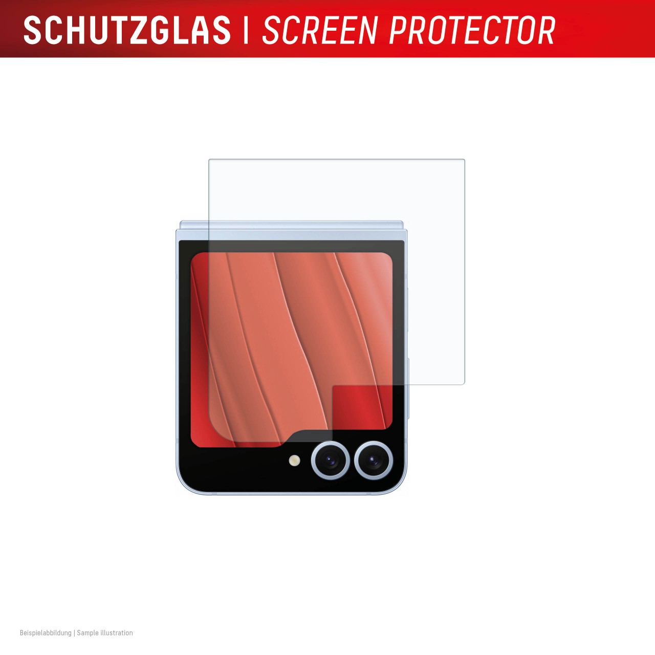 Samsung Galaxy Z Flip5/Z Flip6/Z Flip7 FE Displayschutzfolie (9H)