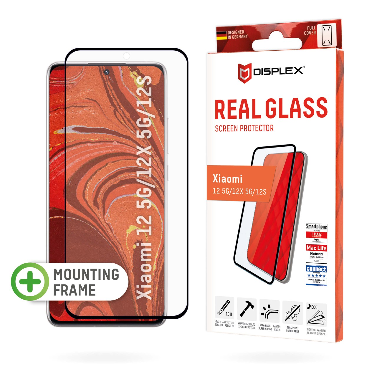 Real Glass + Case for Apple iPhone 12 mini (5,4"), 2D