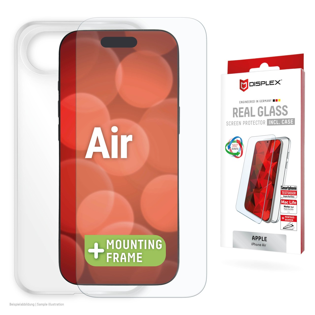 iPhone Air Screen Protector (2D) + Case