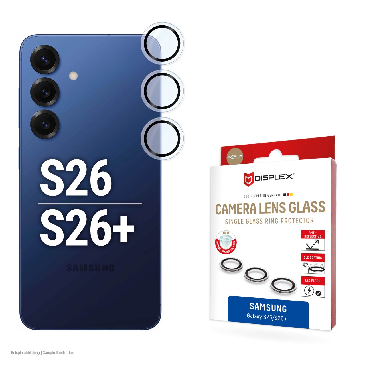 Samsung Galaxy S26/26+ Premium Kamera Schutzringe