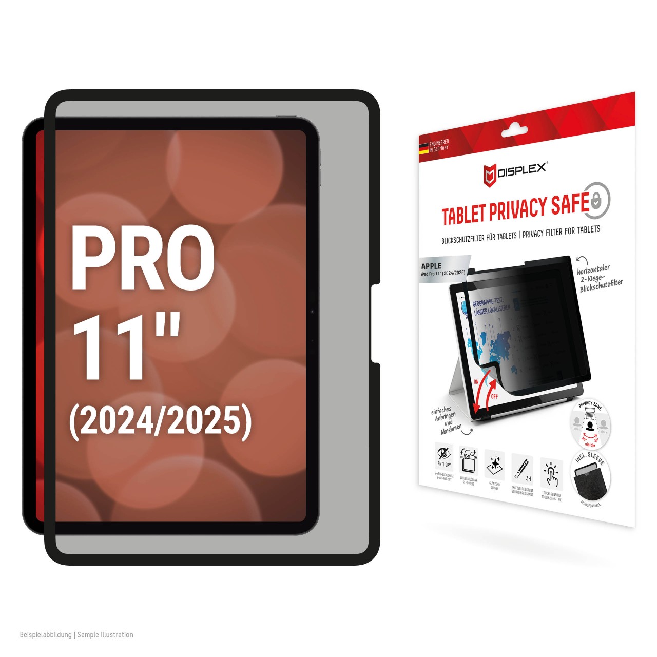 iPad Pro 11" (2024/2025) TABLET PRIVACY SAFE Blickschutzfilter