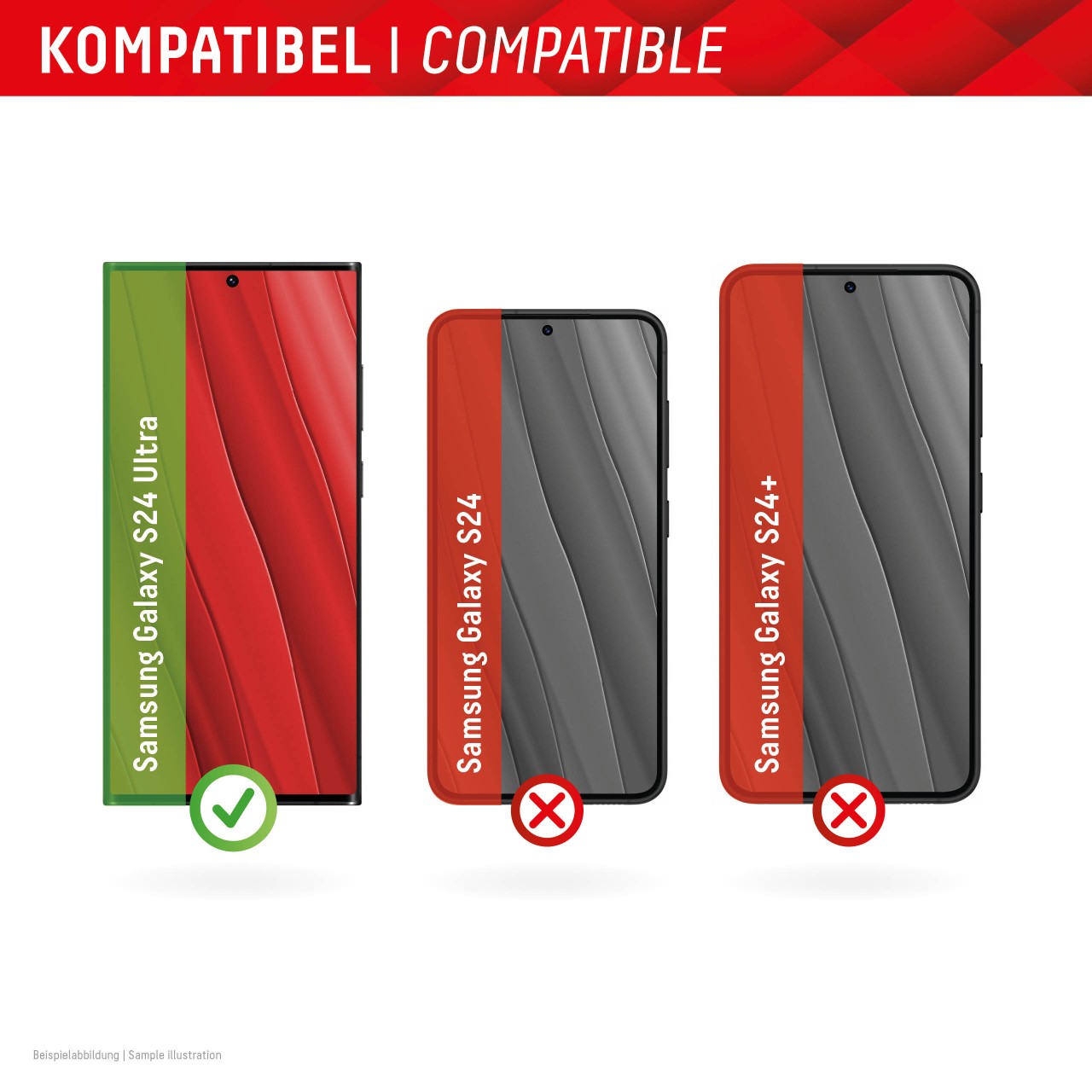 Samsung Galaxy S24 Ultra Full Cover Schutzglas