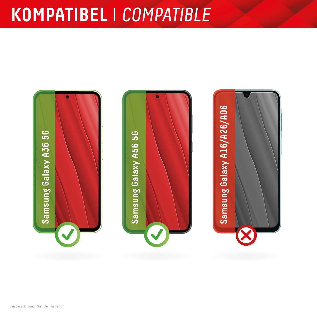 Samsung Galaxy A36 5G/A56 5G Displayschutzfolie (9H)