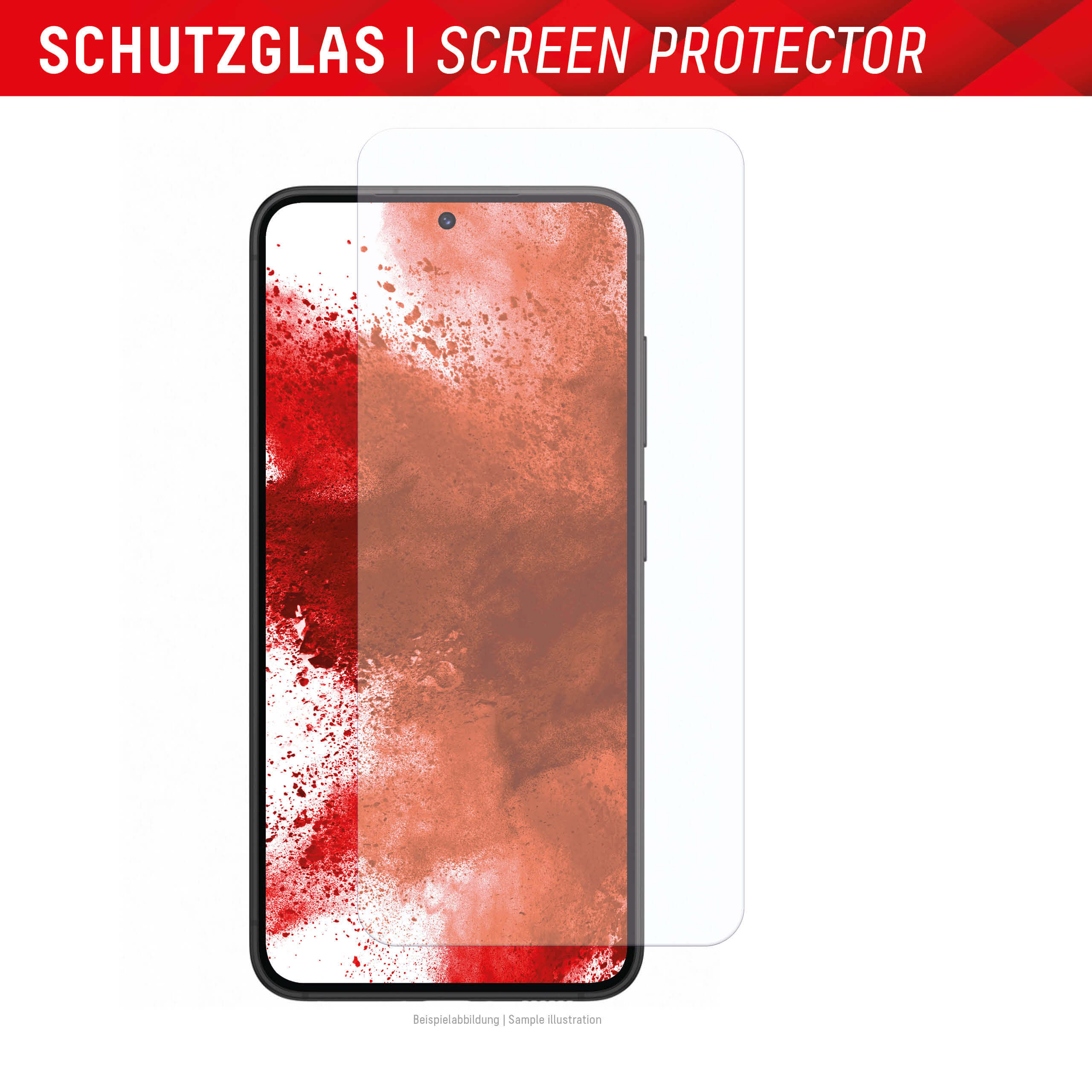 Samsung Galaxy S23 Schutzglas (2D) + Hülle
