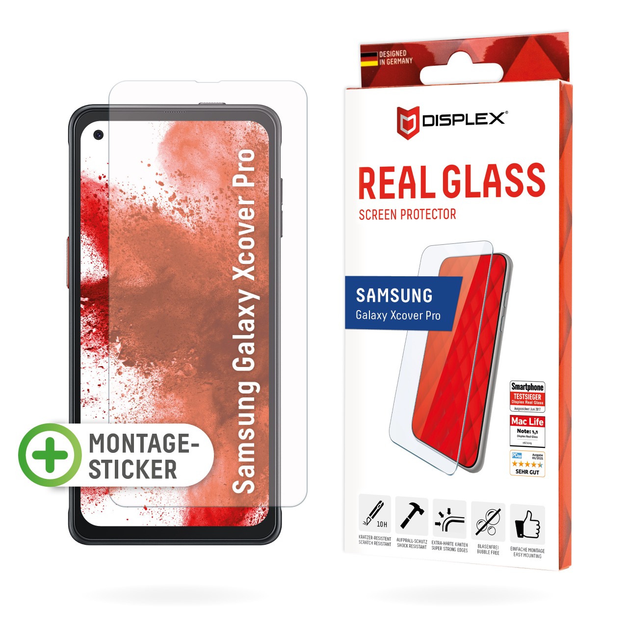 Samsung Xcover Pro Schutzglas (2D)