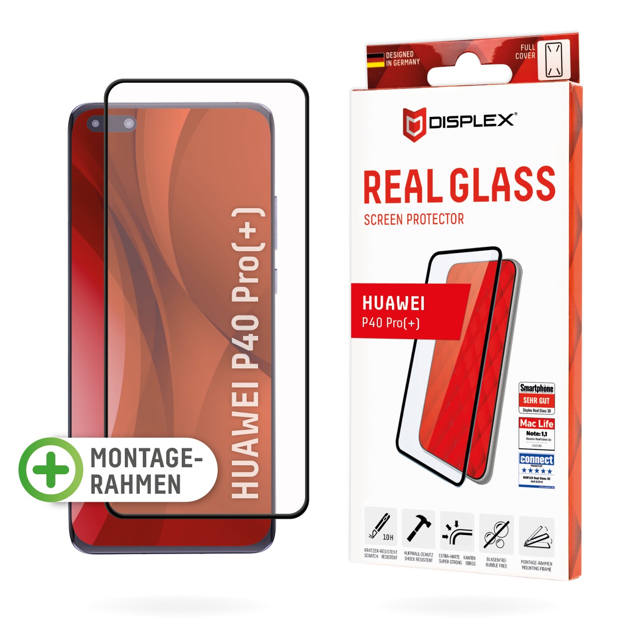 Huawei P40 Pro(+) Full Cover Schutzglas