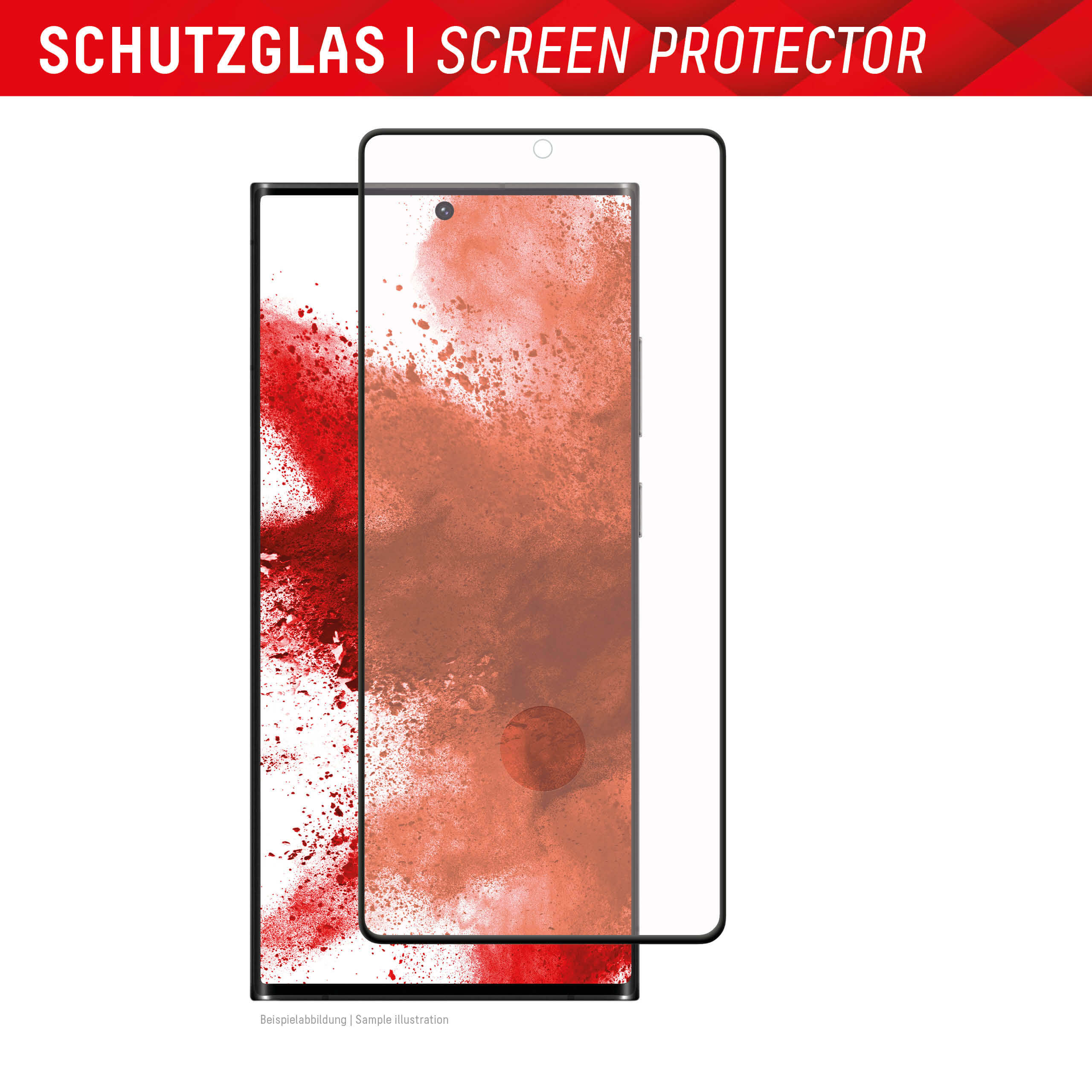 DISPLEX Glas + Case für Samsung Galaxy S23 Ultra