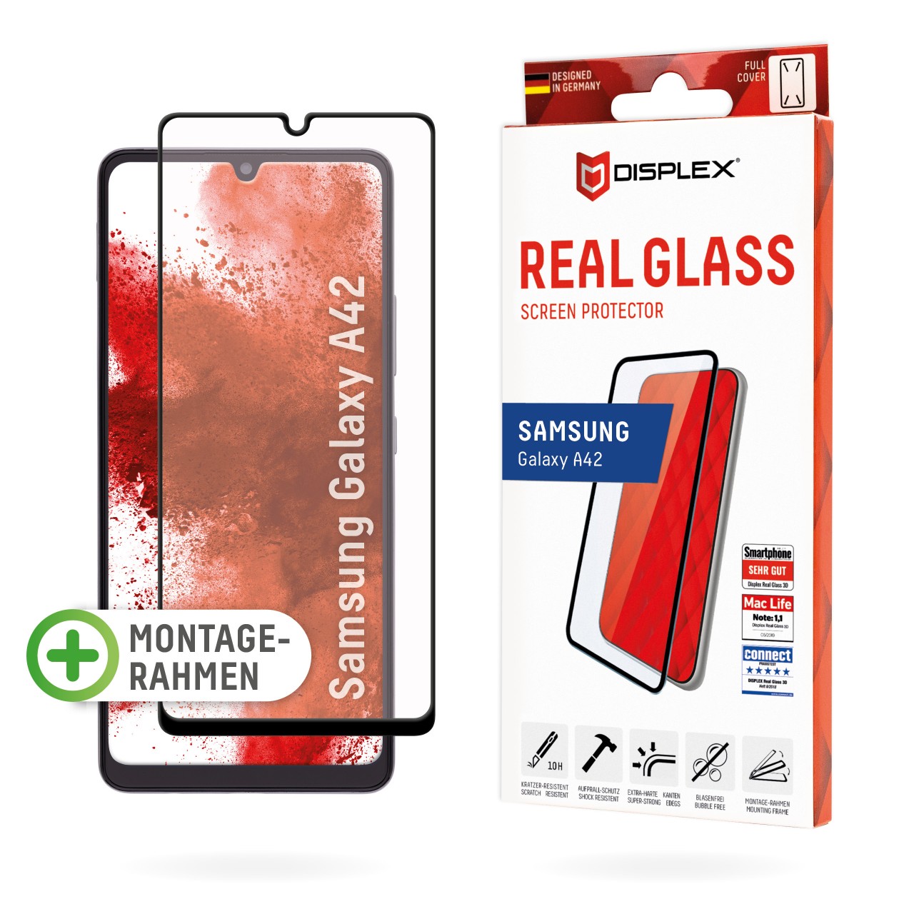 Galaxy A42 Full Cover Schutzglas