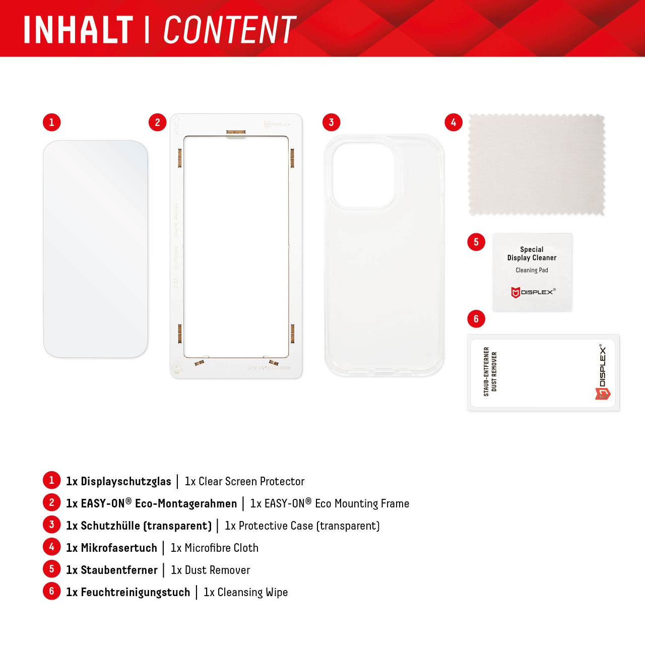 DISPLEX Glas + Handyhülle für Samsung Galaxy A54 5G