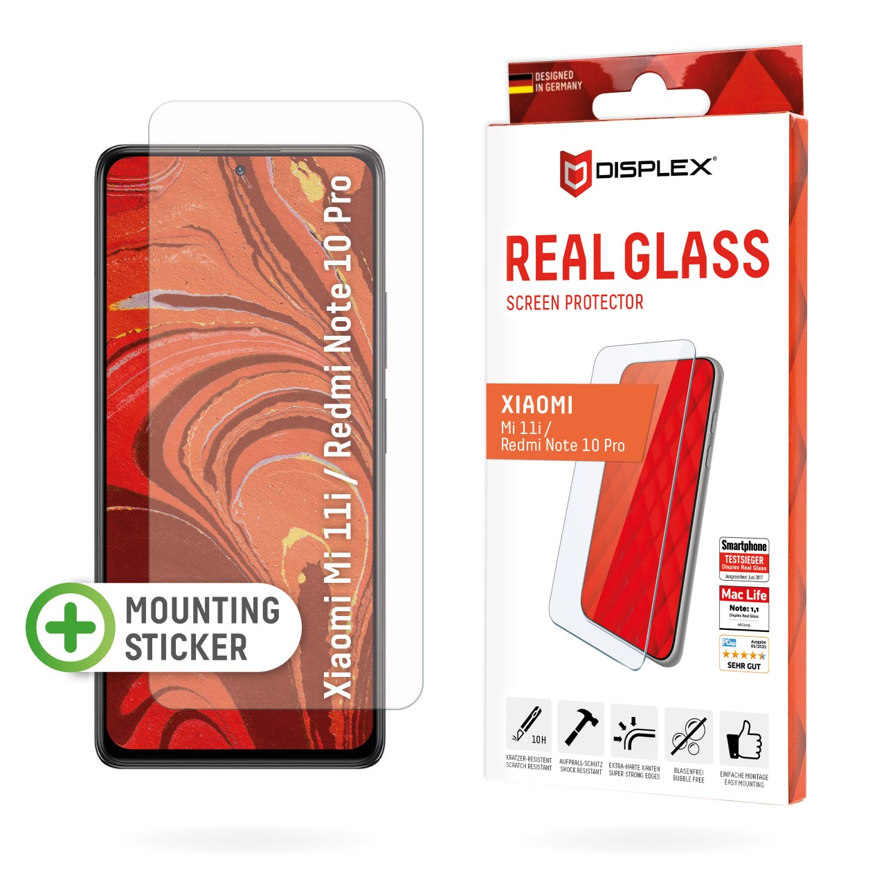 Mi 11i/Redmi Note 10 Pro Screen Protector (2D)