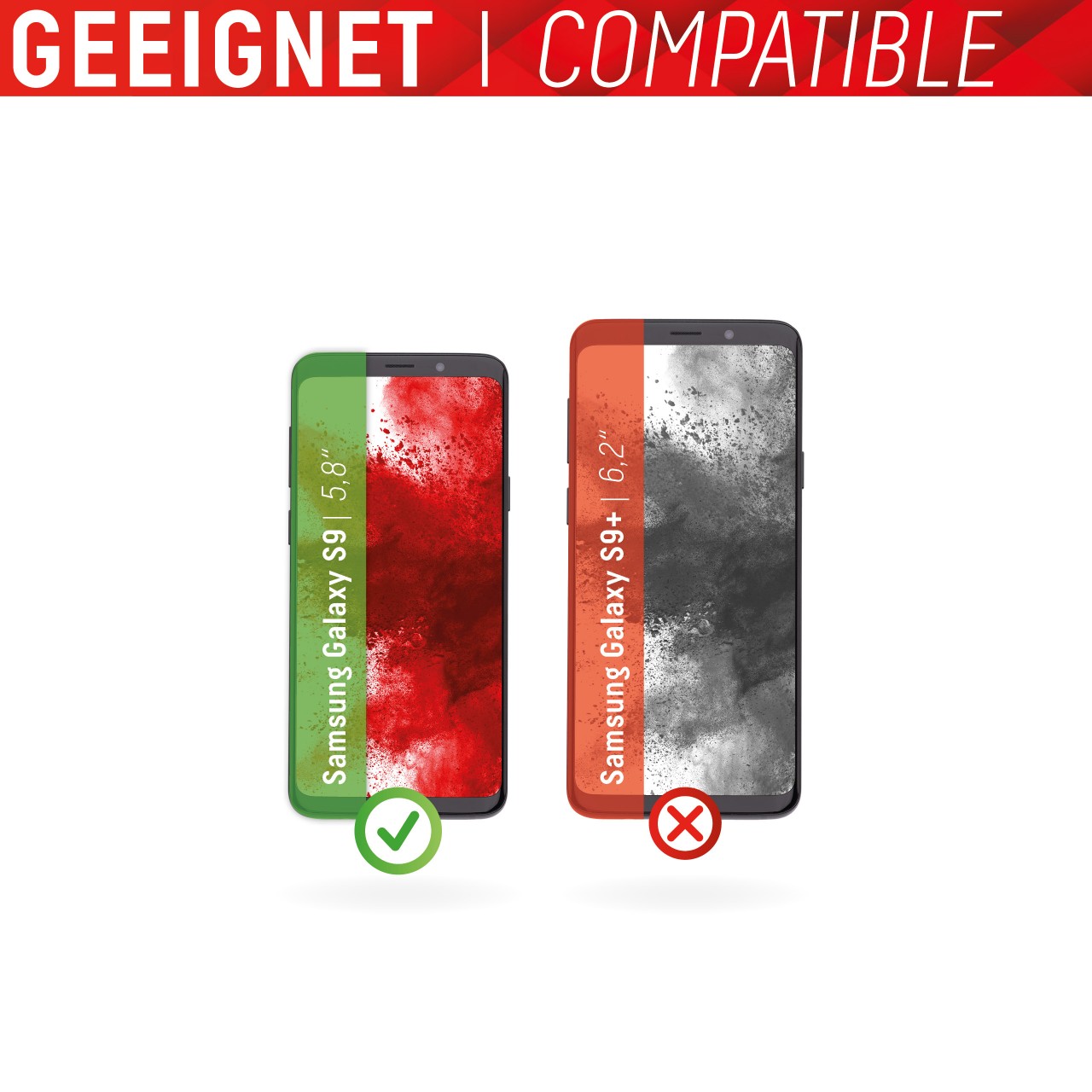 Galaxy S9 Full Cover Glass