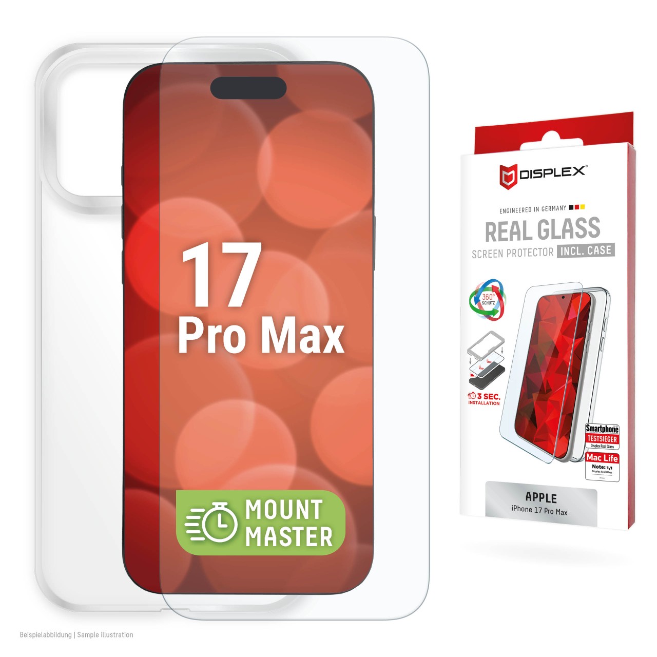 Apple iPhone 17 Pro Max Screen Protector + Case with MountMaster