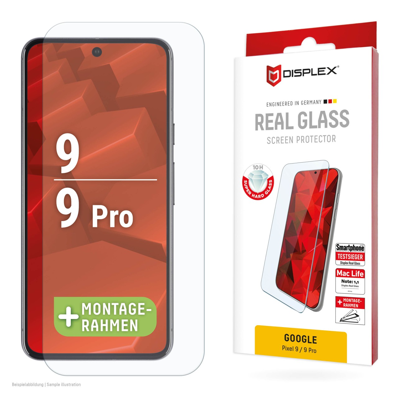 Google Pixel 9 , Google 9 Pro Panzerglas