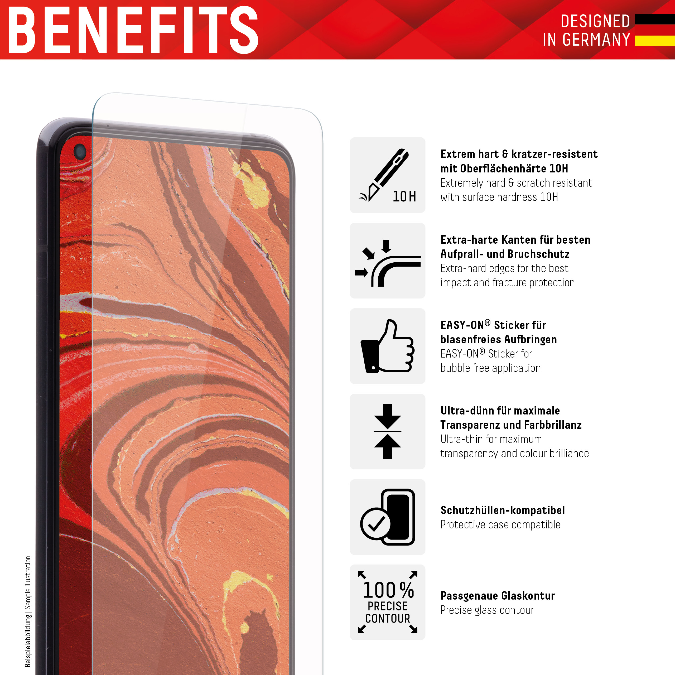 Redmi Note 8 Screen Protector (2D)
