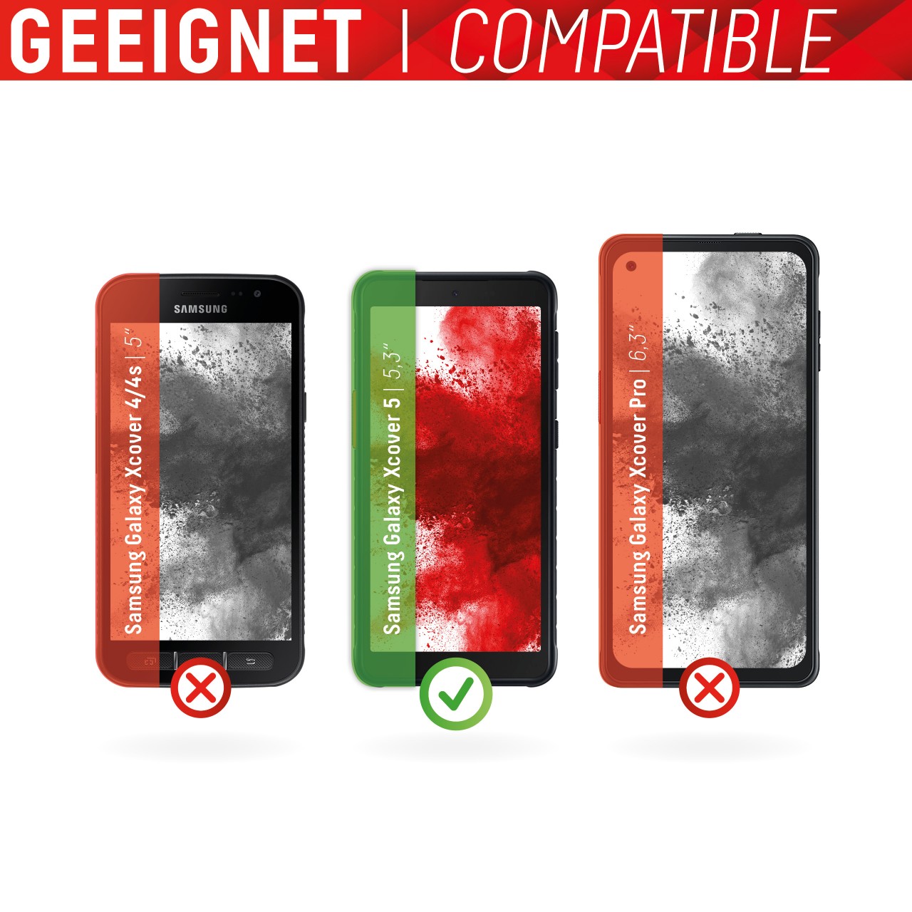 Samsung Galaxy Xcover 5 Schutzglas (2D)