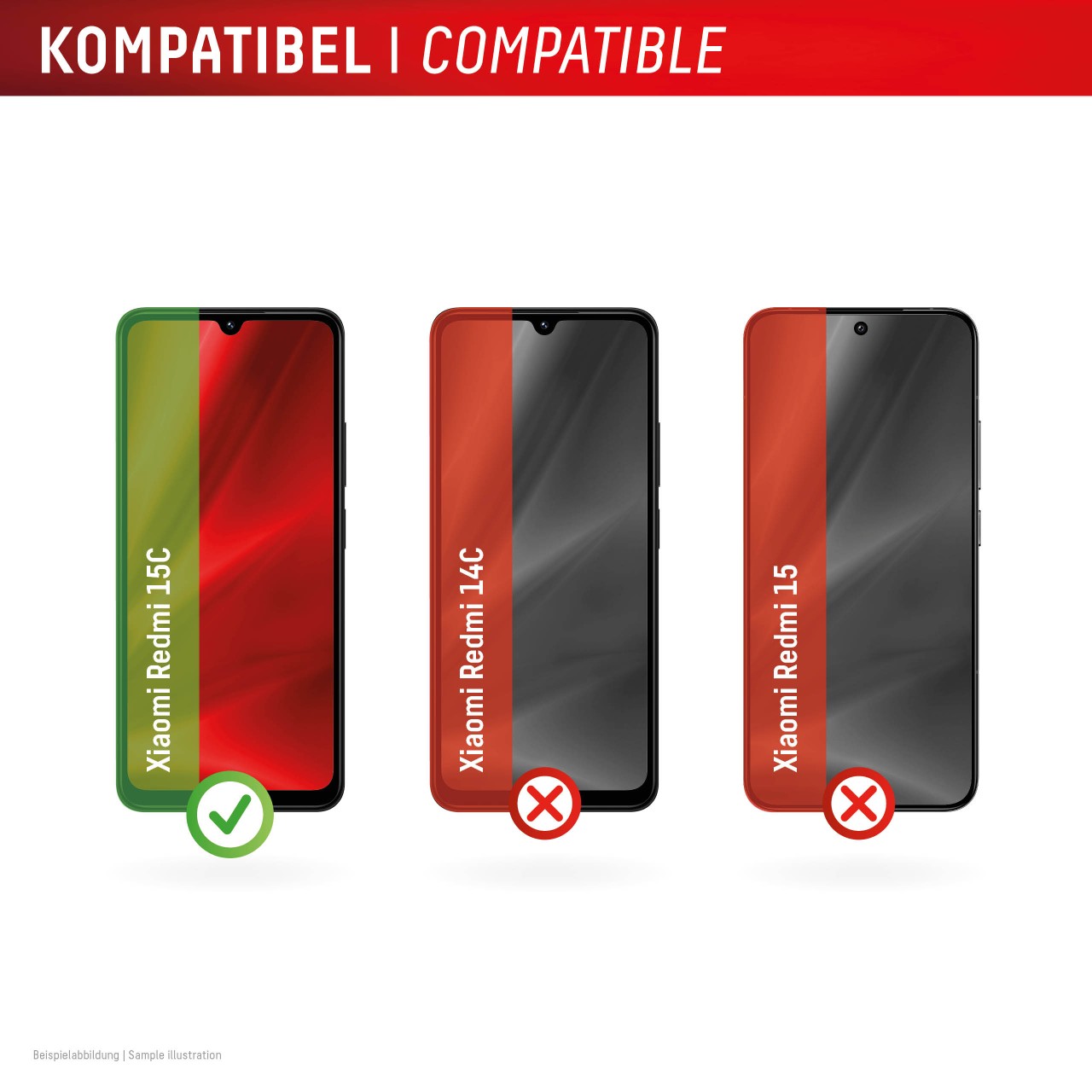 Xiaomi Redmi 15C Displayschutzfolie (9H)