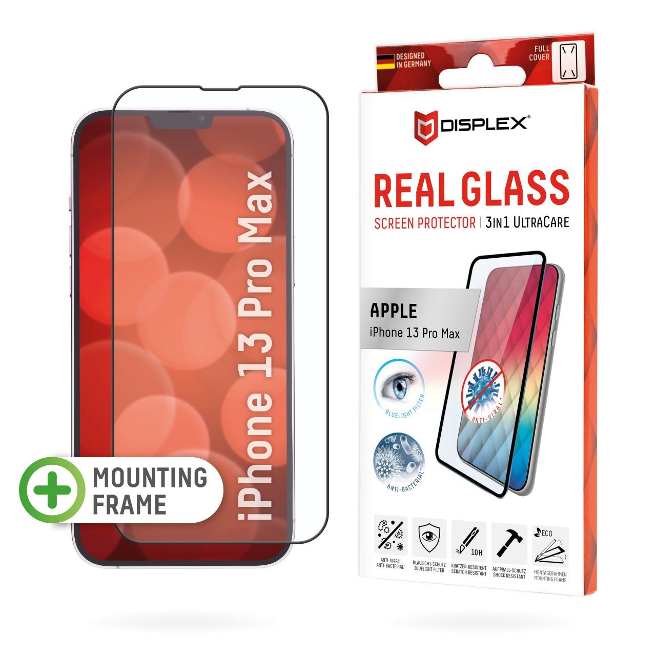 iPhone 13 Pro Max 3in1 Screen Protector (antiviral/ -bacterial)