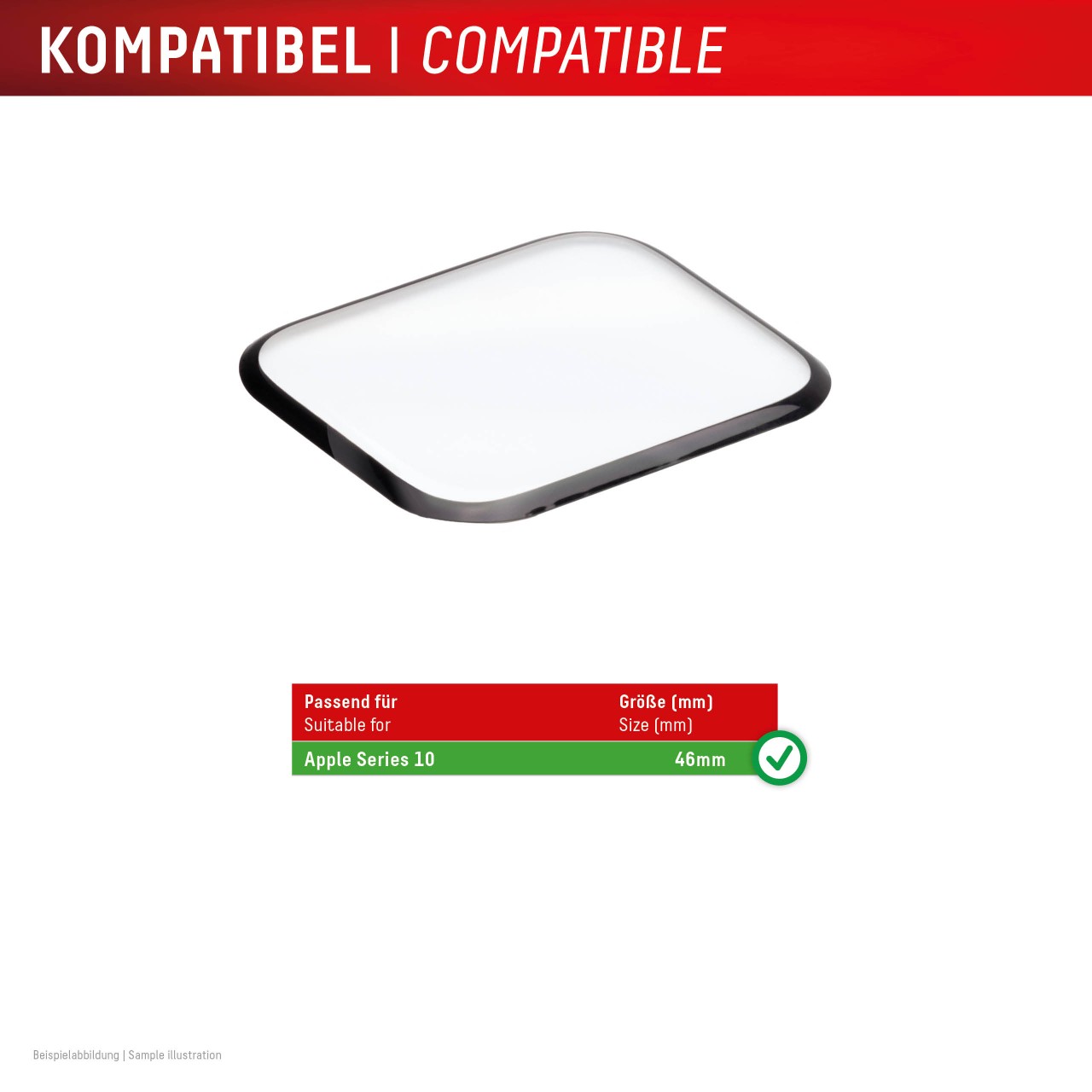 Apple Watch SE/SE2 (40mm) Full Cover tempered glass, 2-Pack