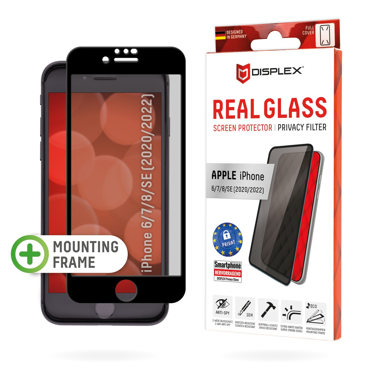 iPhone 6/7/8/SE (2020/2022) Privacy Screen Protector
