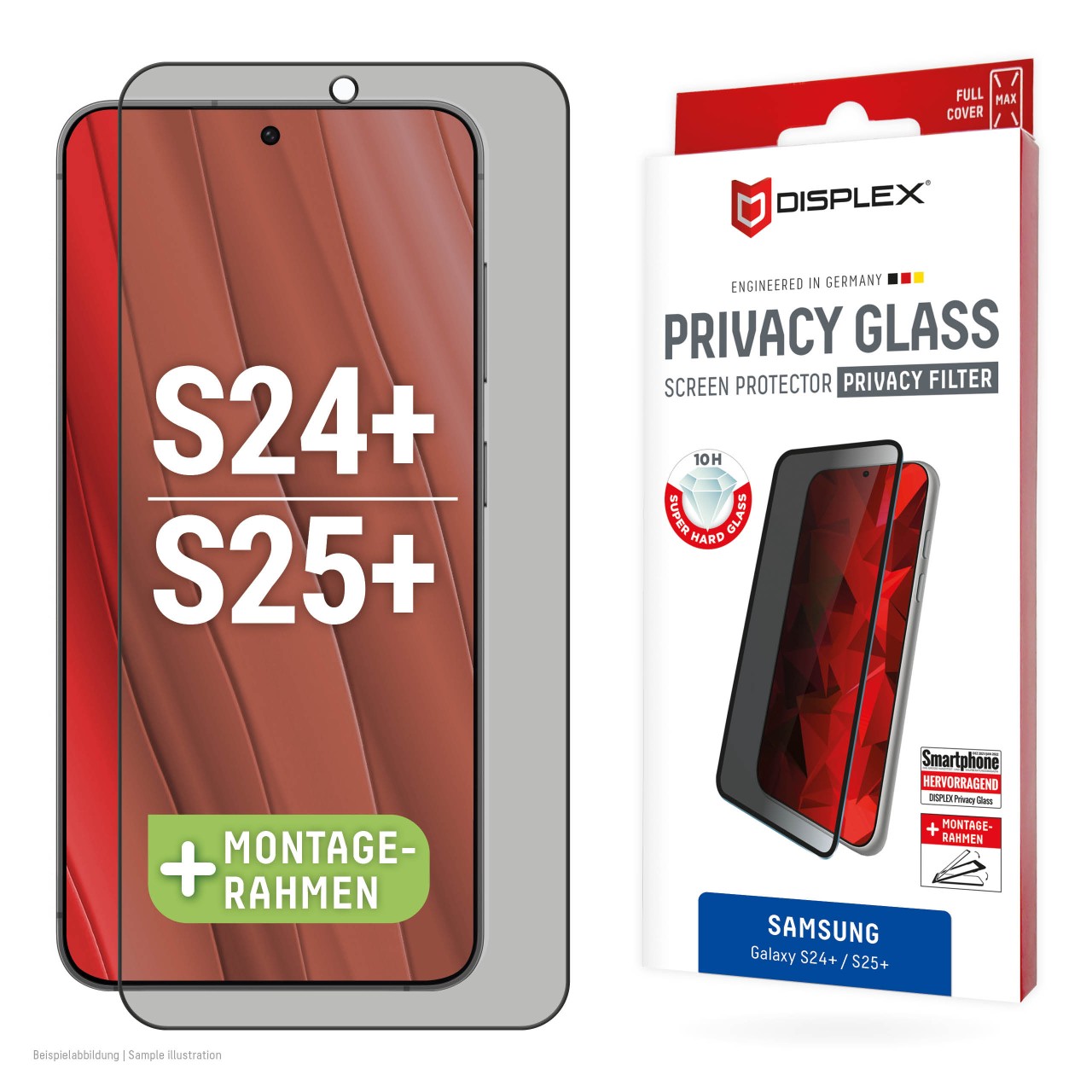 Samsung Galaxy S24+/S25+ Privacy Screen Protector