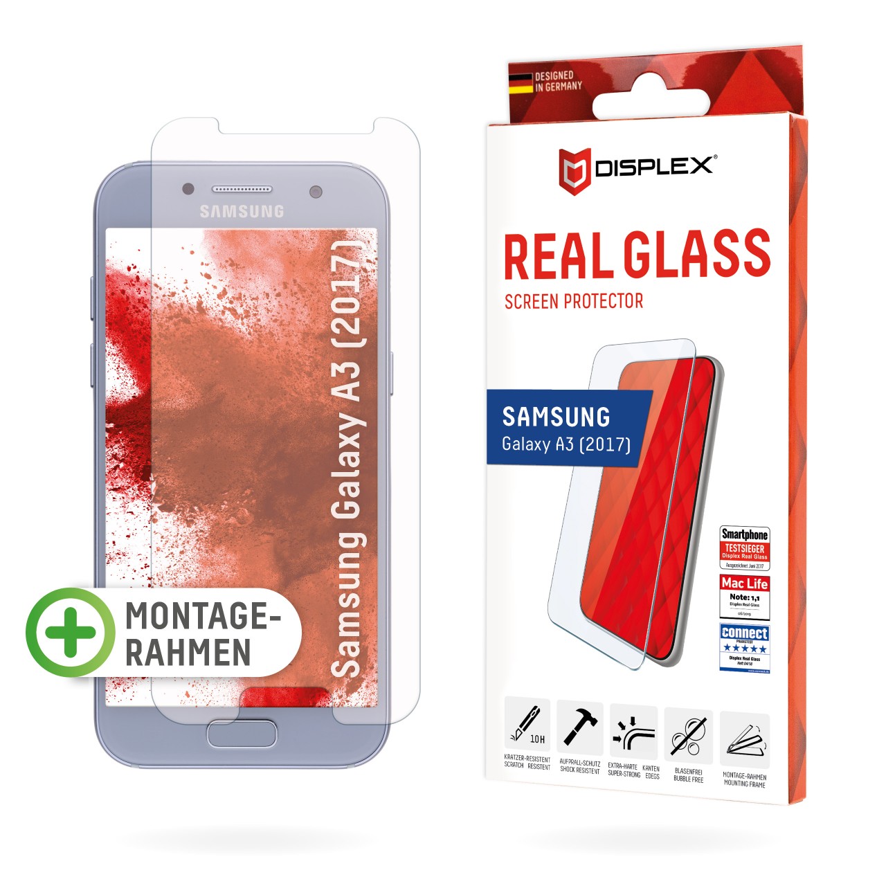 Galaxy A3 (2017) Schutzglas (2D)