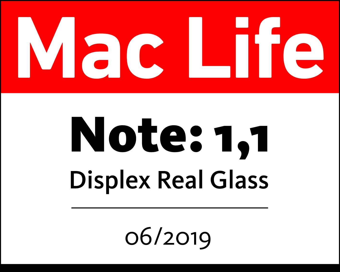 MacLife Bewertung Displex