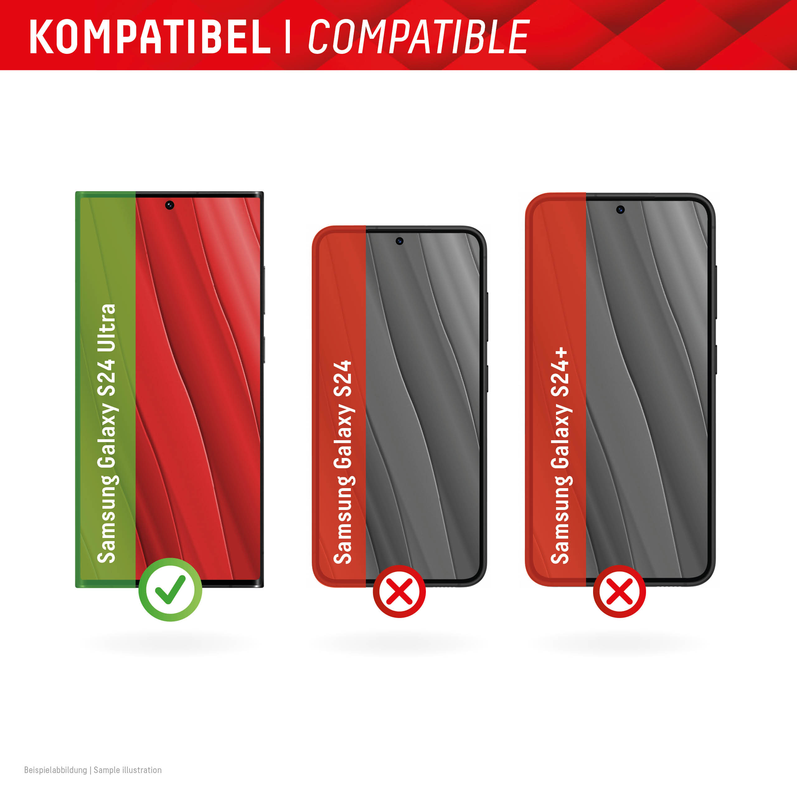 Samsung S24 Ultra Full Cover Schutzglas