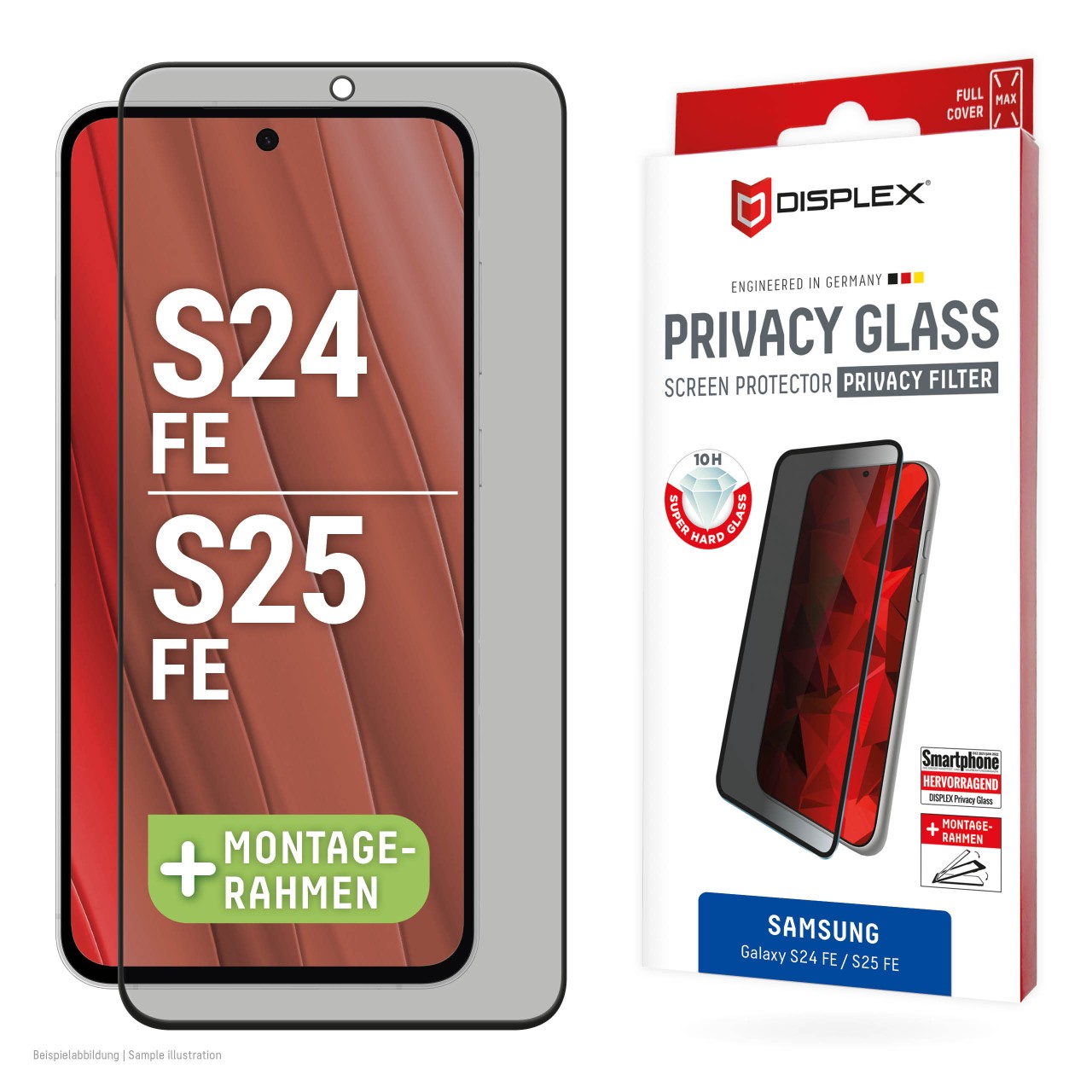 Samsung Galaxy S24 FE/S25 FE Privacy Panzerglas