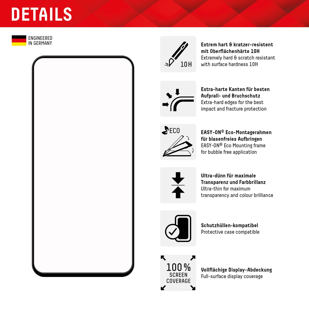 Samsung Galaxy S23 FE Full Cover Screen Protector