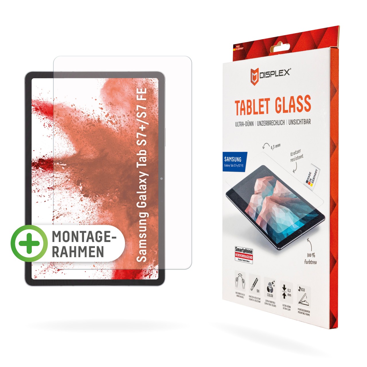 Galaxy Tab S7+/S7 FE/S8+ Tablet Glass