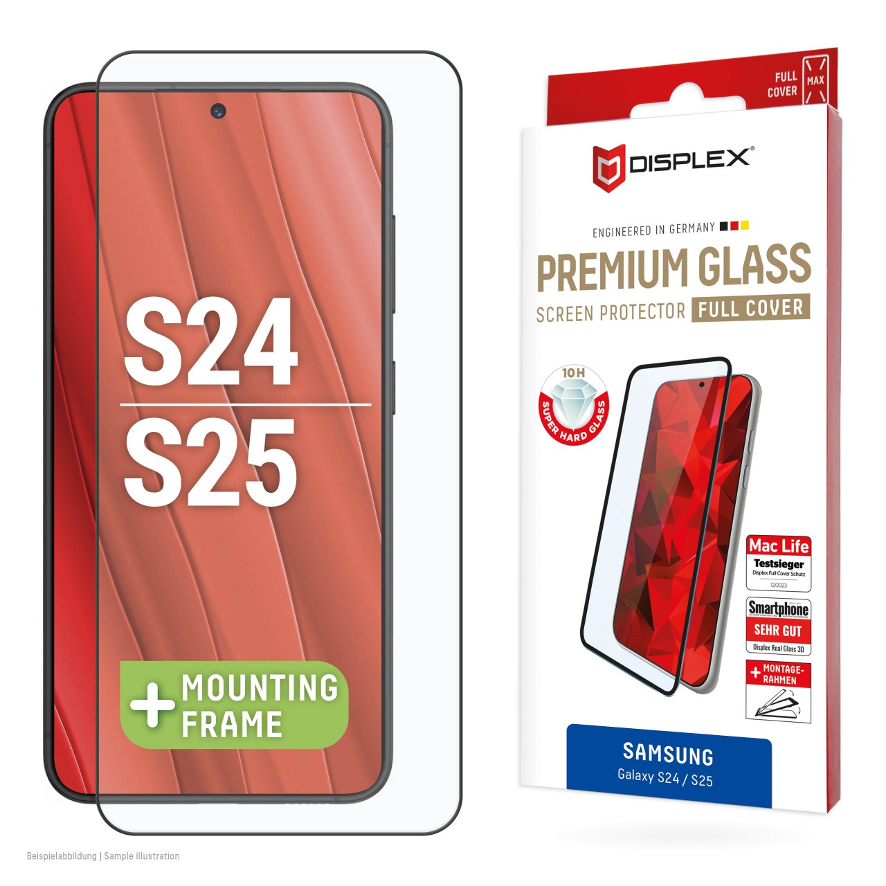 Samsung Galaxy S24 und S25 Premium Panzerglas