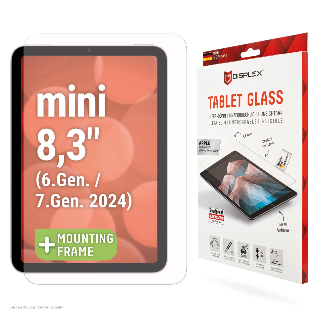 iPad mini 8,3'' (6. Gen.) Tablet Glass
