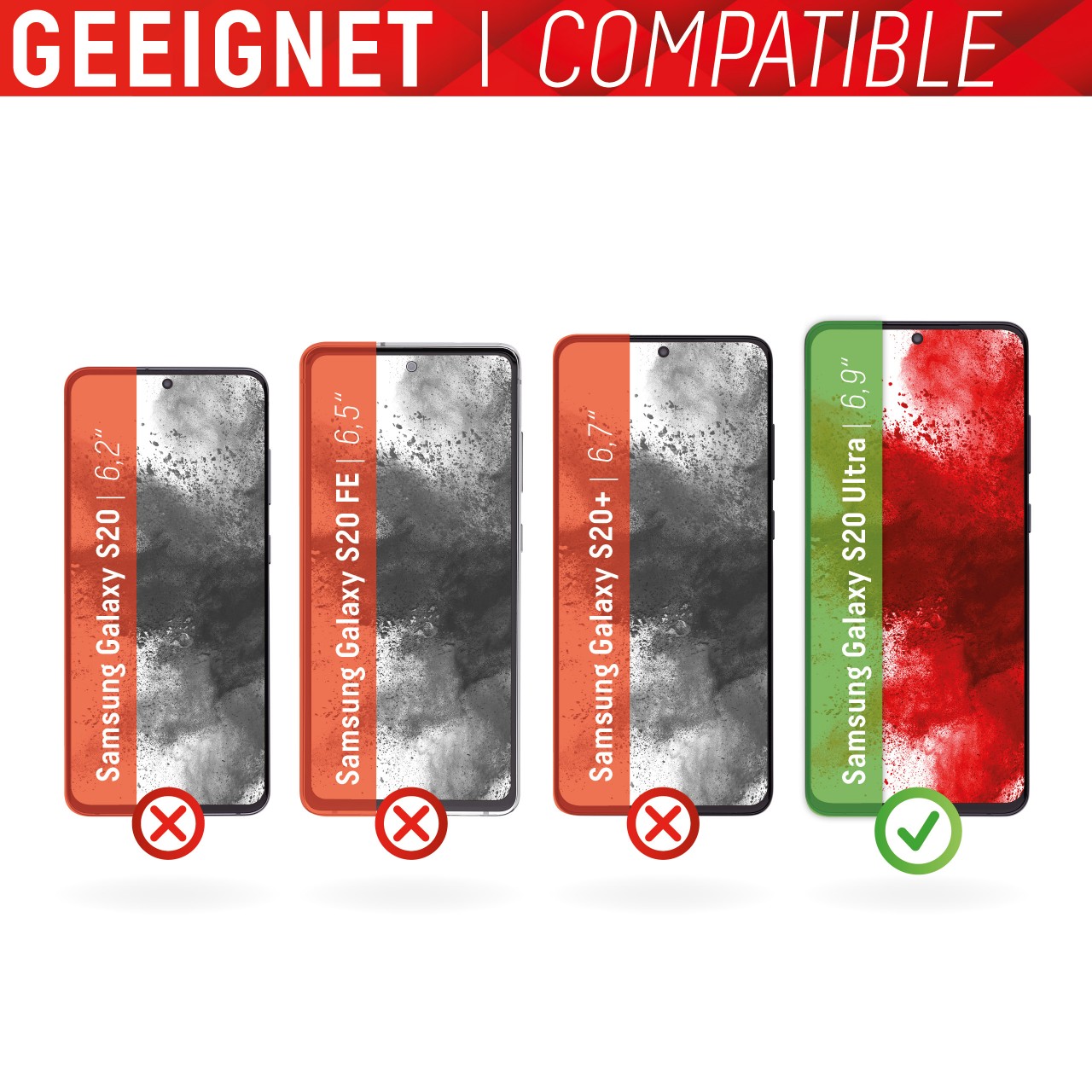 Samsung Galaxy S20 Ultra Privacy Schutzglas