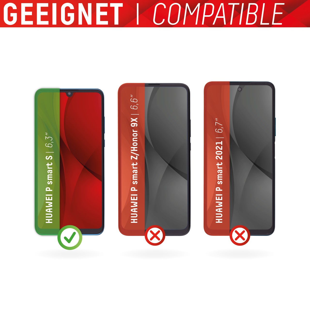P smart S Schutzglas (2D)