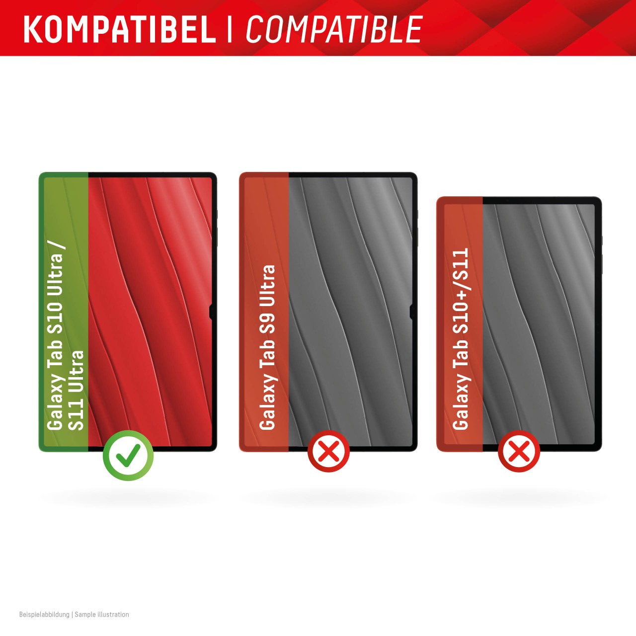 Samsung Galaxy Tab S10 Ultra/S11 Ultra Tablet Schutzfolie
