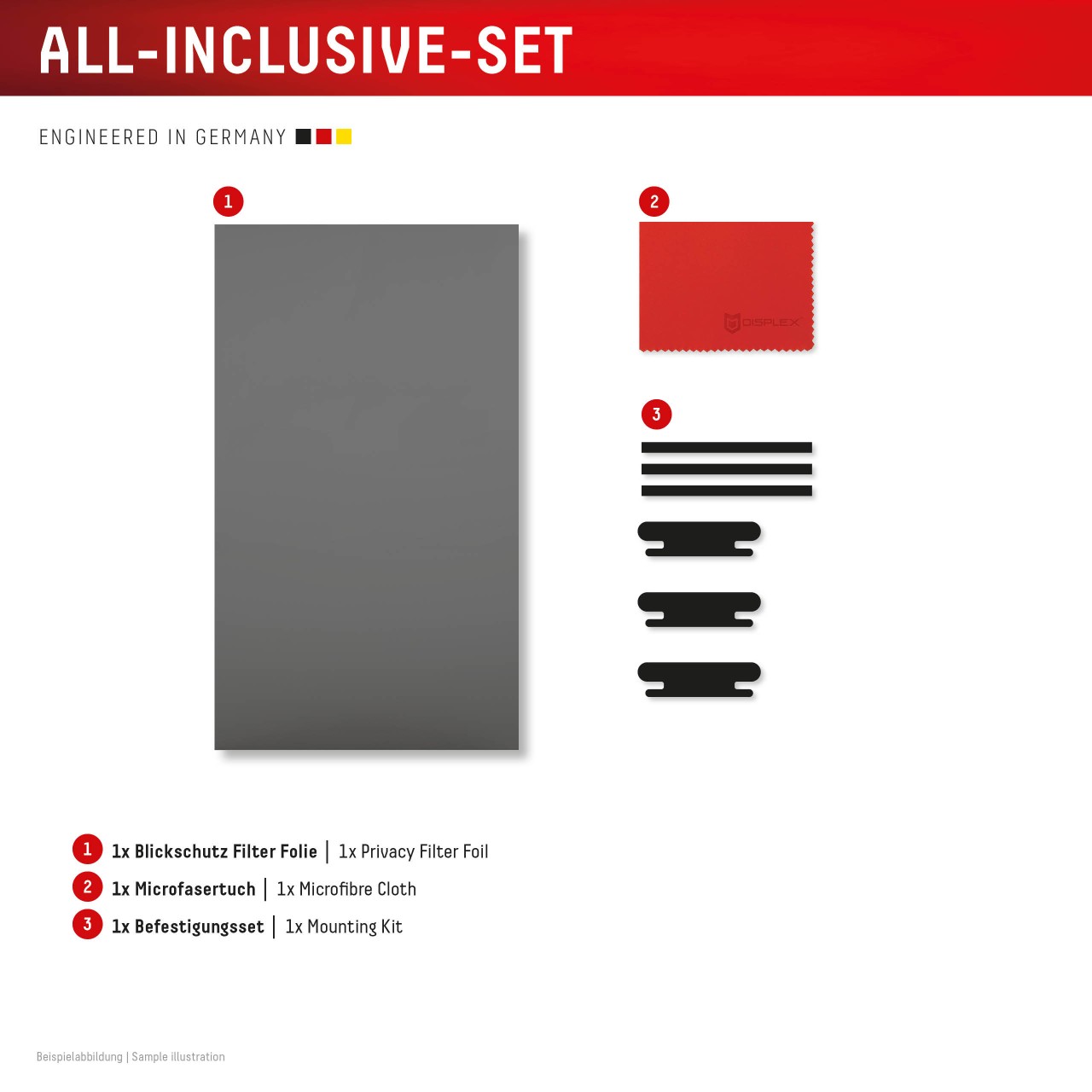 Desktop Blickschutzfilter für Universal 21,5" (16:9)