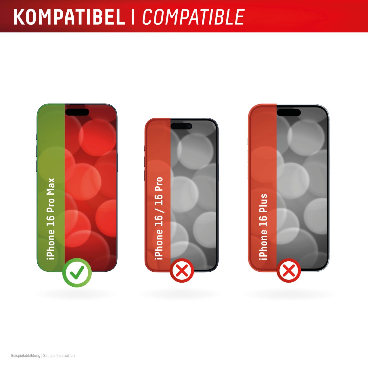 iPhone 16 Pro Max Premium Anti-Reflex Panzerglas (super-entspiegelt)