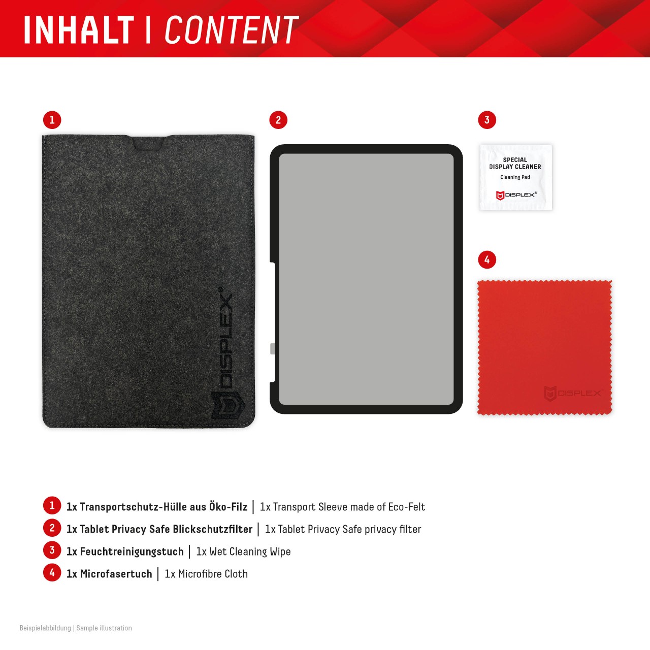 iPad 10,9"(10.) / iPad 11" (2025) / iPad Air 11"(2024/2025) TABLET PRIVACY SAFE Blickschutzfilter