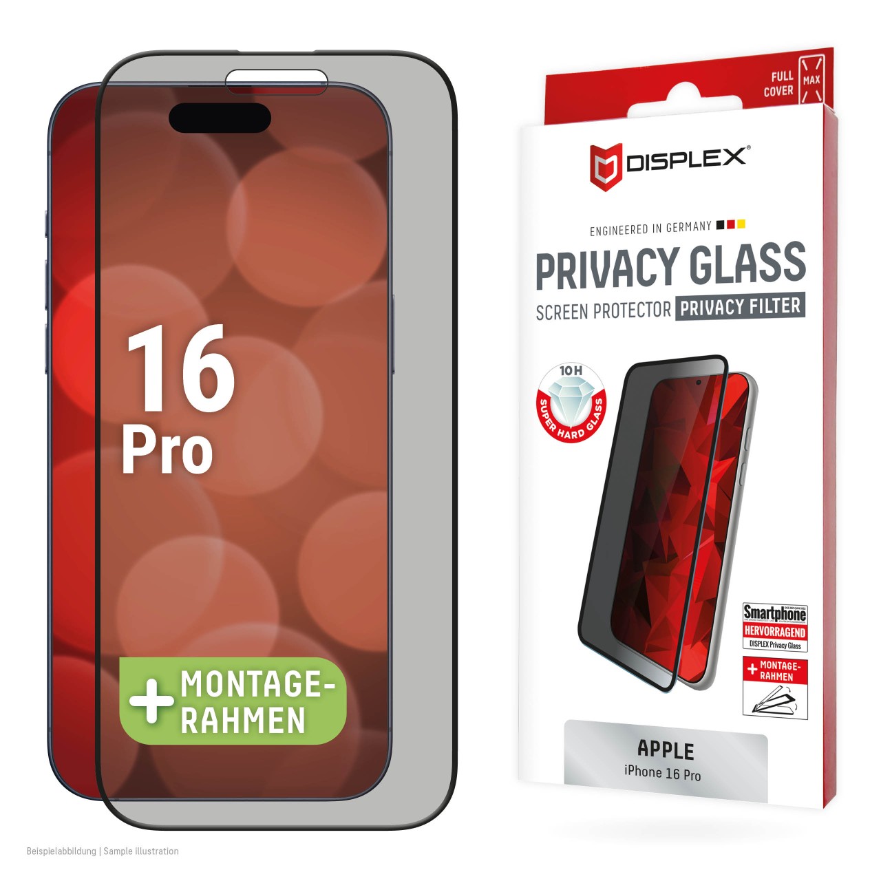 iPhone 16 Pro Privacy Panzerglas