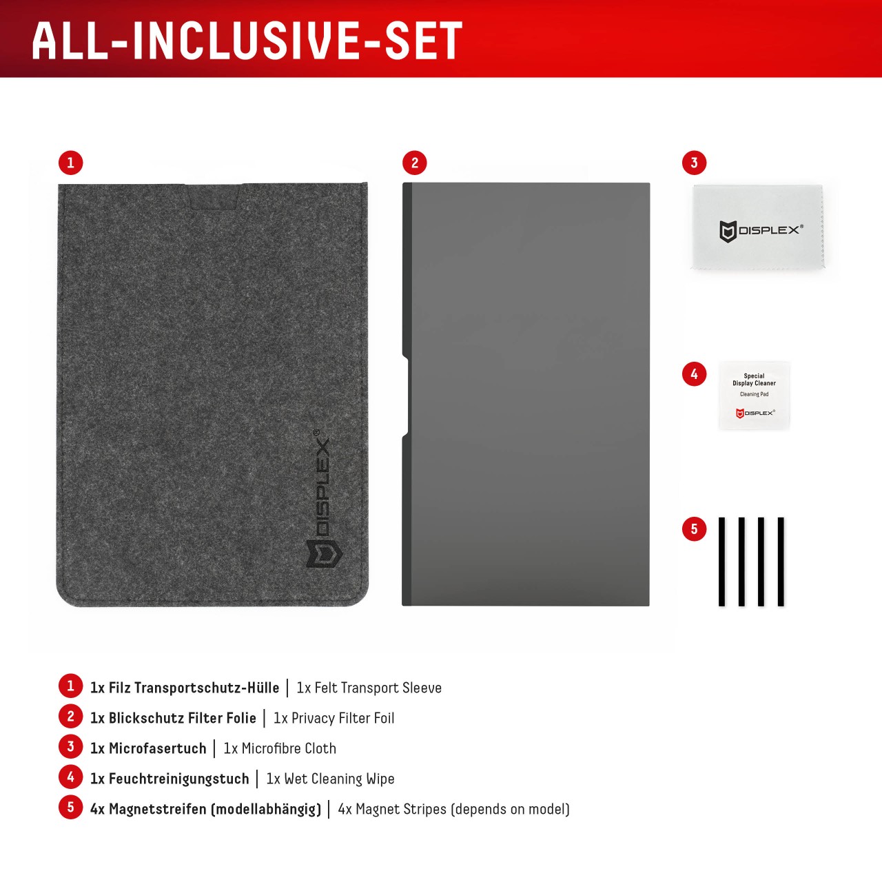 Universal Laptop/ Notebook 13,3'' (16:10) Privacy Safe magnetic