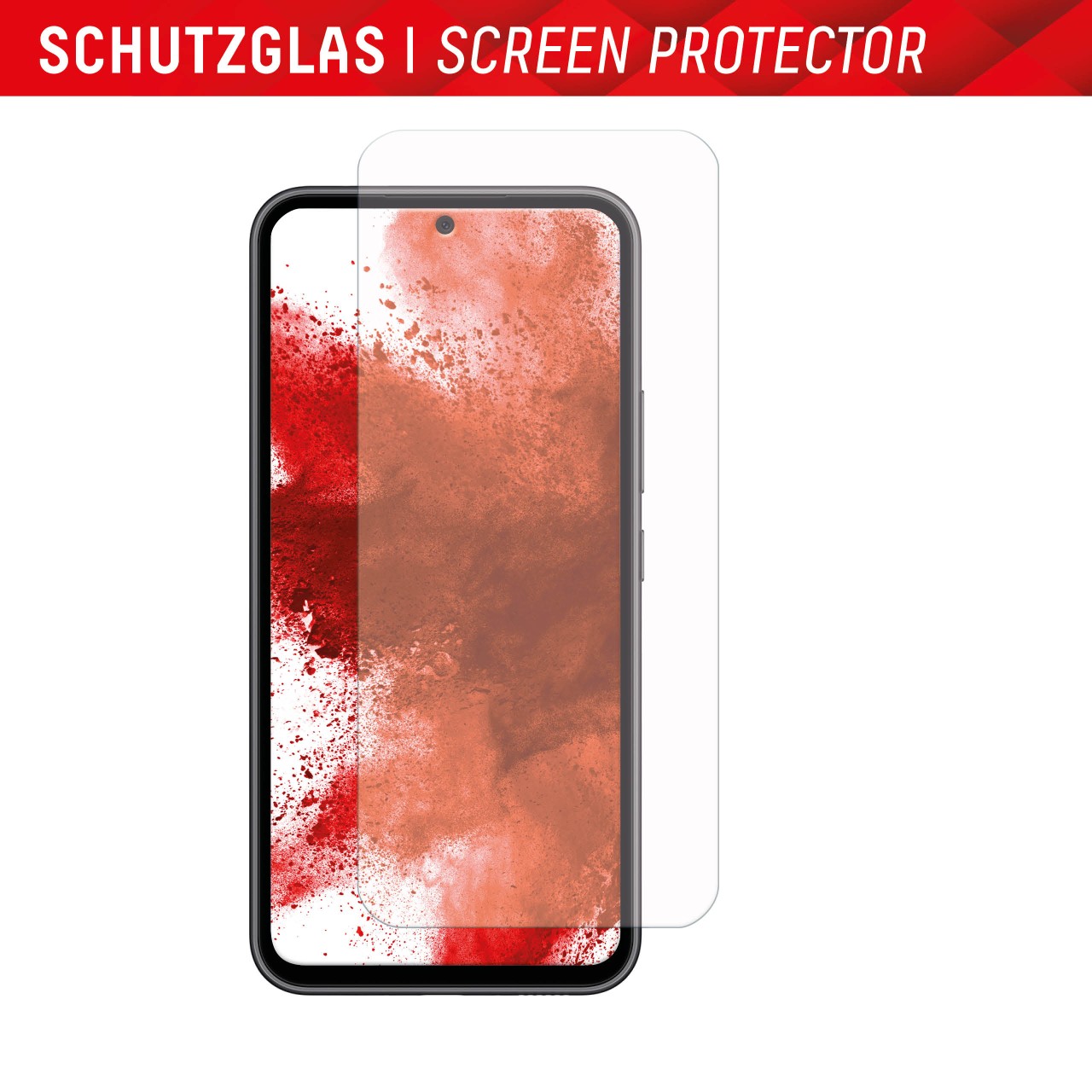 Samsung Galaxy A54 5G 2D Schutzglas + Schutzhülle