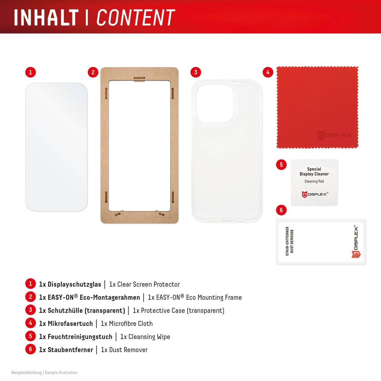 Samsung Galaxy S24 FE 2D Schutzglas + Schutzhülle