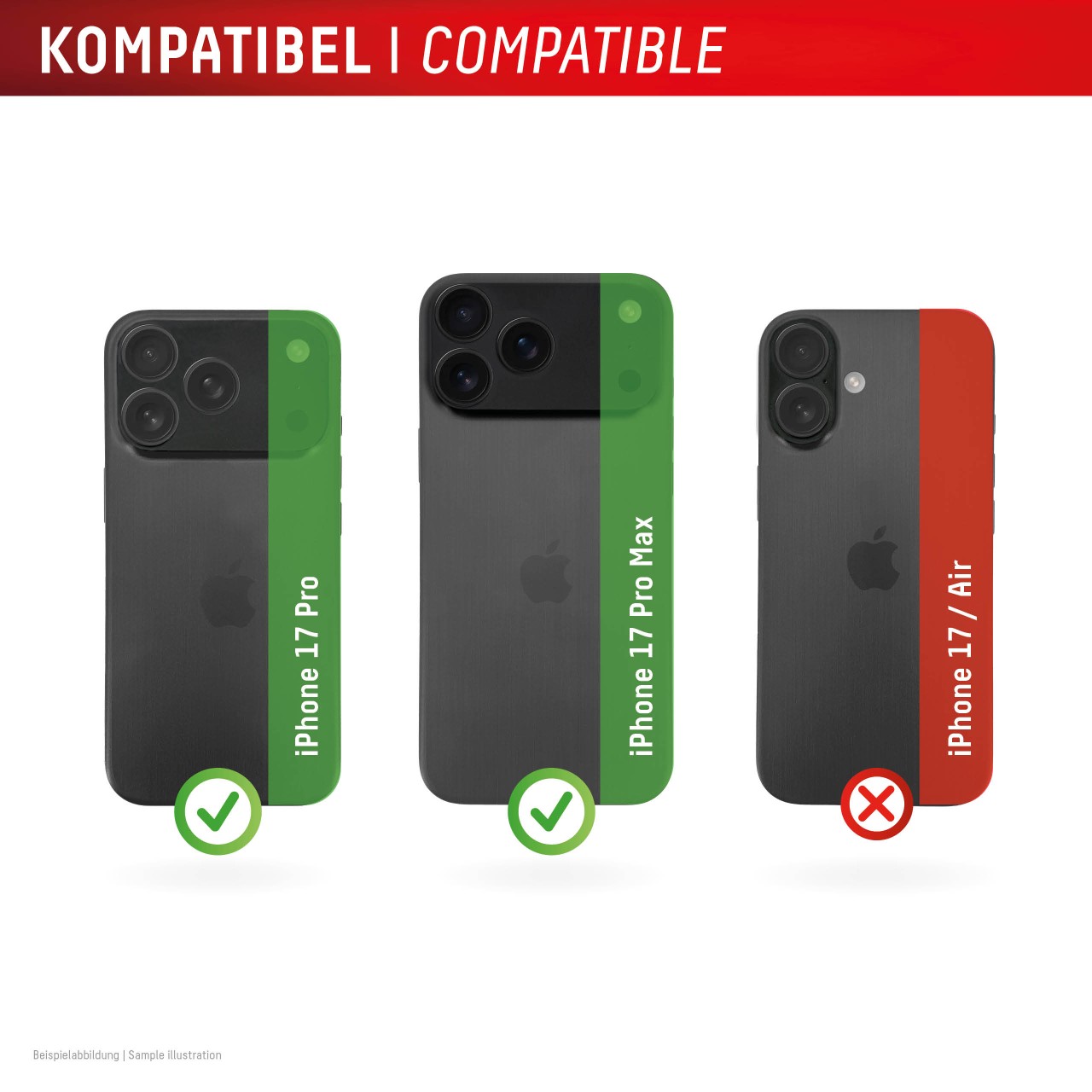 iPhone 17 Pro/17 Pro Max Premium Kamera Schutzringe
